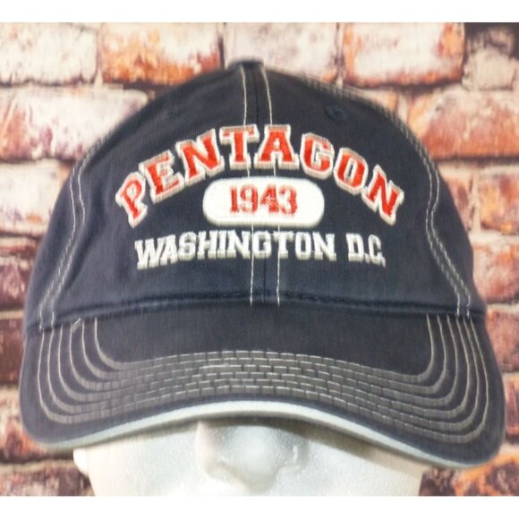 Pentagon 1943 Washington D.C. Navy Blue Baseball Cap By Richardson Adjustable St - Picture 1 of 8